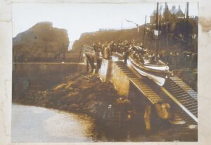 St Abbs lifeboat - 1912 first launch